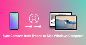 Синхронизация контактов с iPhone на компьютер Mac с Windows