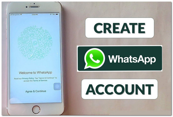 WhatsApp Nieuw account