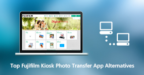 Aplicativo de transferência de fotos Fujifilm Kiosk
