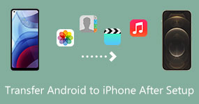 Siirrä Android iPhoneen asennuksen jälkeen
