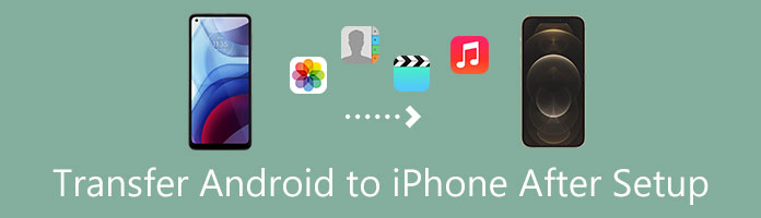 Överför Android till iPhone efter installationen