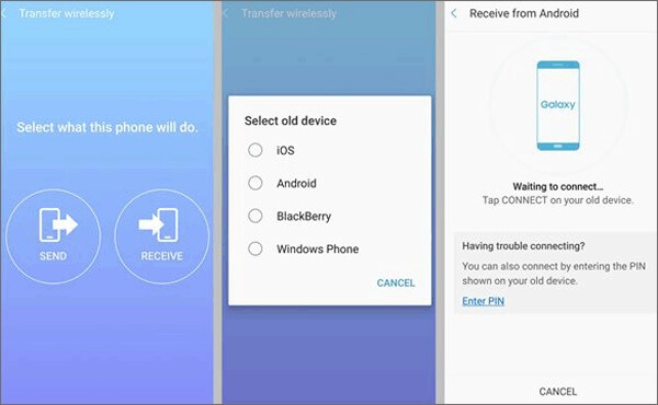Smart switch connect two devices