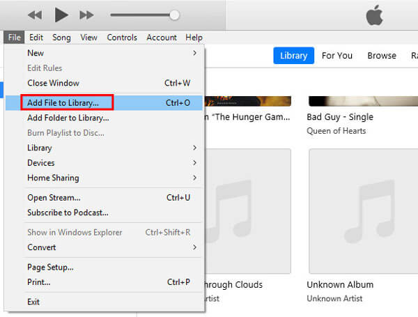 Adja hozzá a médiát az iTunes-hoz