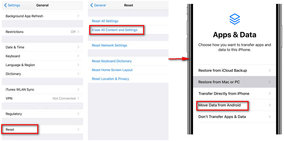 Reset iPhone zonder computer