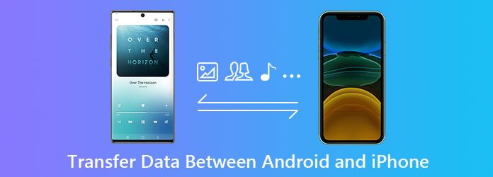 Siirrä tietoja Androidin ja iPhonen välillä