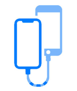 Wired connection transfer icon