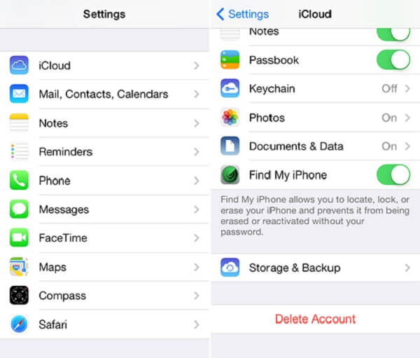 Backup iCloud