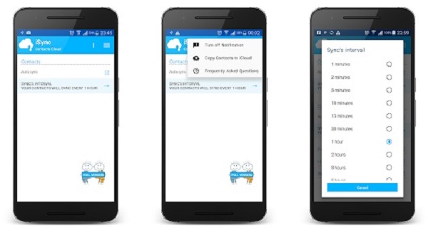 Sync contacts Cloud