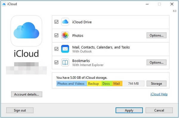 iCloud-client