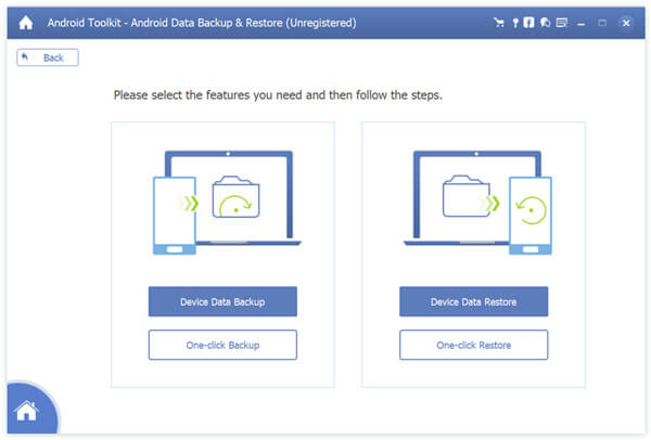 Ripristinare il backup