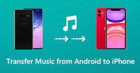Siirrä musiikkia Androidista iPhoneen