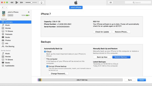 Transferir notas de um iPhone para outro com o iTunes