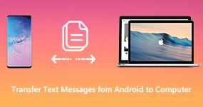Siirrä tekstiviestit Android-tietokoneelle