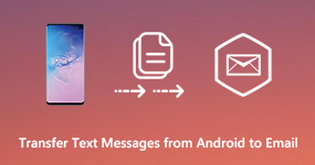Siirrä tekstiviestit Androidista sähköpostiin