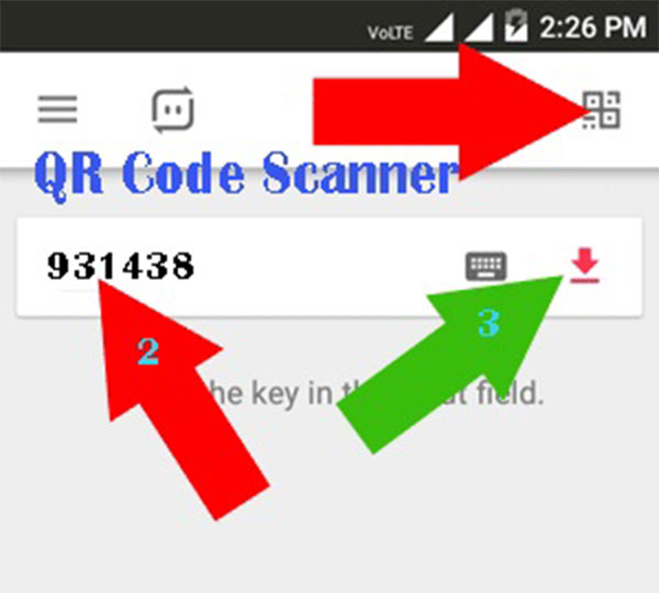 Send anywhere qr