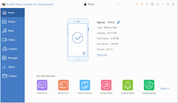 Iphone Information Displayed