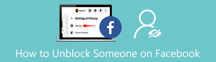 Desbloquear alguém no Facebook