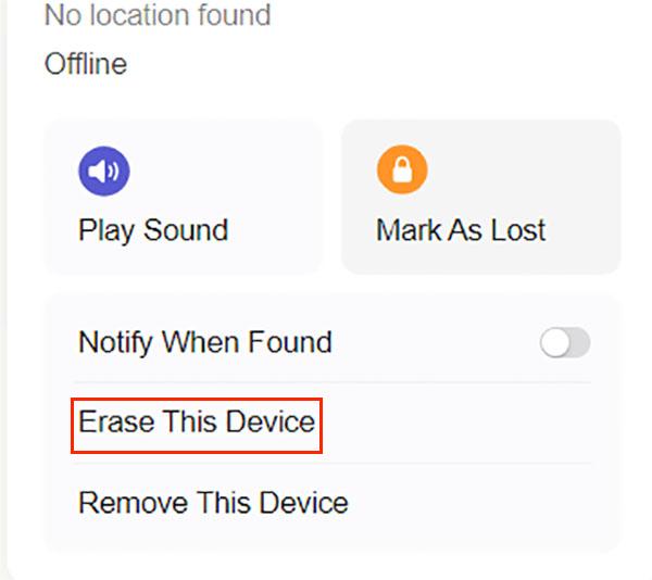 Erase This Device