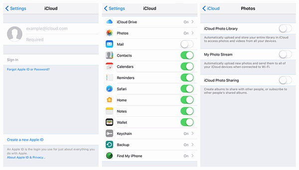 Configurar la biblioteca de fotos de iCloud