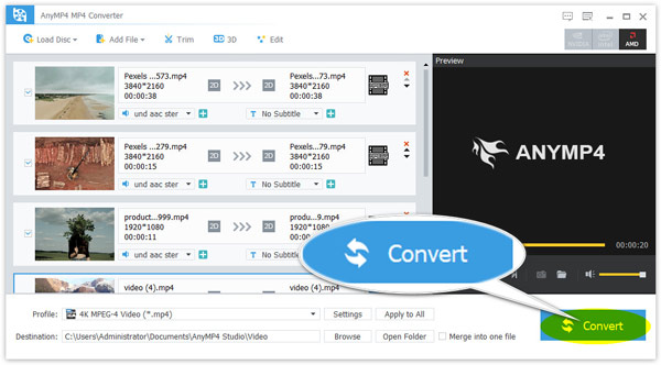 Convertir video MP4