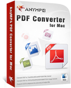 AnyMP4 PDF Converter for Mac boxshot