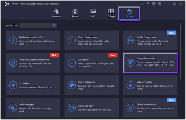 Zestaw narzędzi offline AnyMP4 DDS Converter