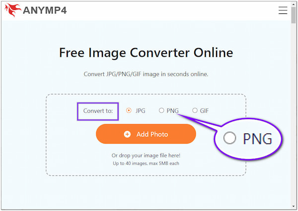 AnyMP4 Convertitore DDS online Converti