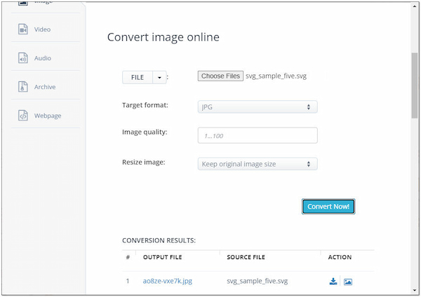 Aconvert Online Converter