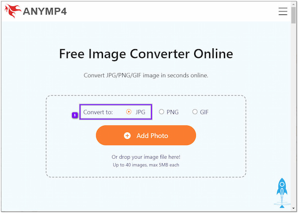 Convert GIFs to JPGs in seconds for free!