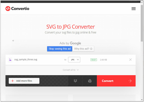 Convertitore online Convertio