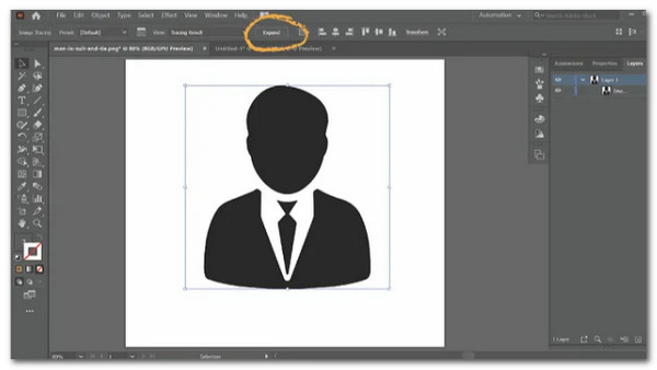 Illustrator PNG do SVG