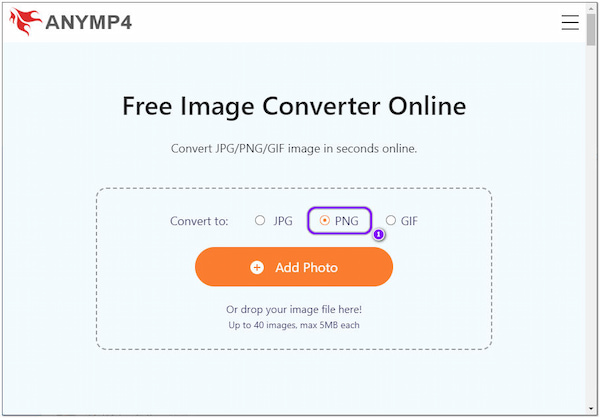 AnyMP4 Image Converter PNG