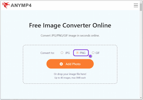 AnyMP4圖像轉換器 PNG