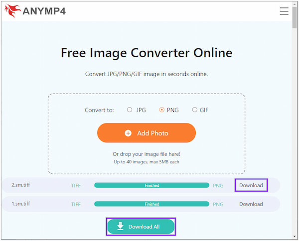 AnyMP4 Image Converter Download All