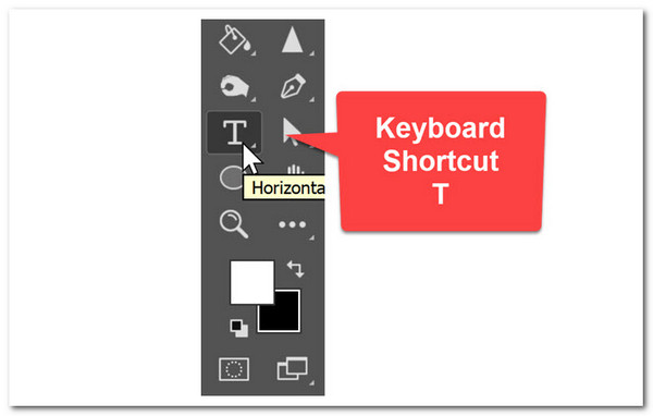 PS Adobe Mac rendszeren Szöveg vízszintes