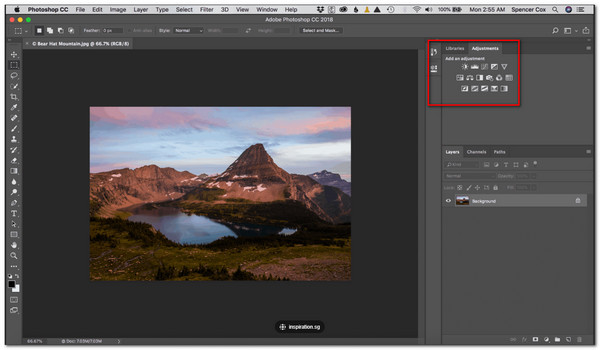 Ampliador de GIF do Adobe Photoshop