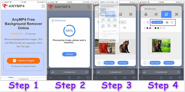 App che rimuove le persone dallo sfondo AnyMP4