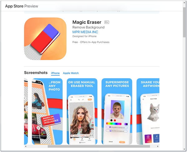 Bedste Picture Background Remover App Magic Eraser