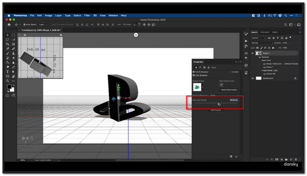 Konvertálja a 2D képeket 3D Photoshop Extrusion formátumba