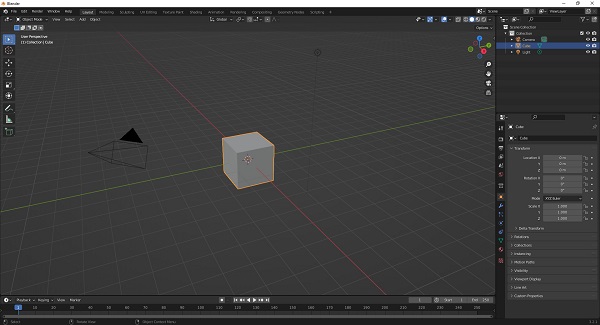 Maak een 3D-model van foto's Blender