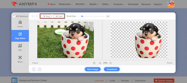 Refine Cutou Optionally