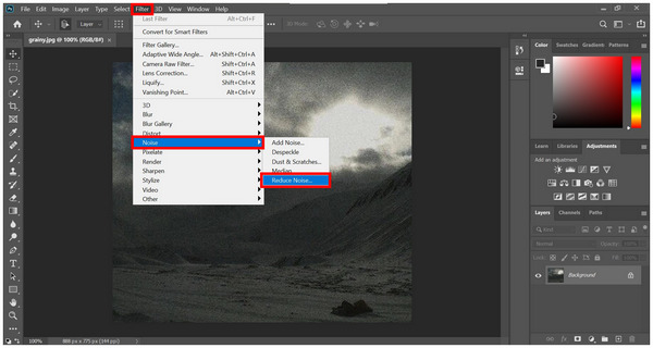 Photoshop Reduce Noise