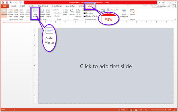 Afbeeldingsachtergrond bewerken in Powerpoint Achtergrondafbeeldingen Slide Master