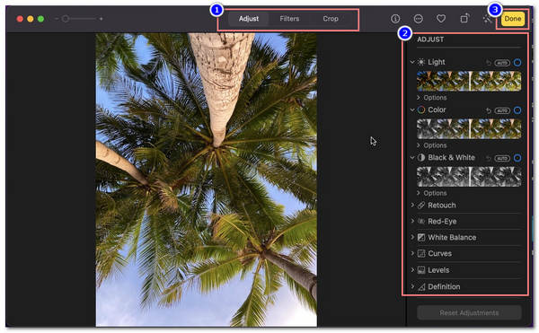 Photos App Mac Enhance Image Adjust Photo