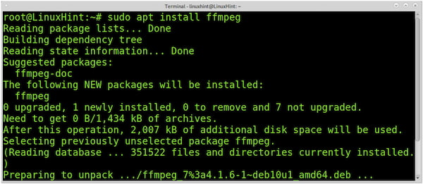 FFmpeg Обрезать GIF