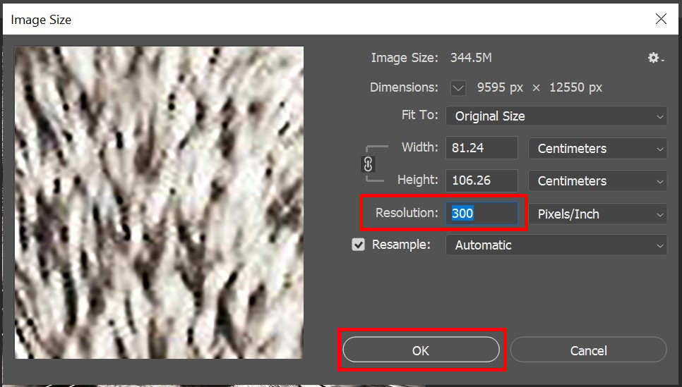 Photoshop Image Size Resolution