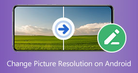 Muuta kuvan resoluutiota Androidissa