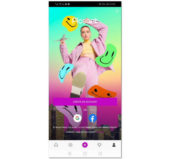 PicsArt Increase Image Resolution Interface