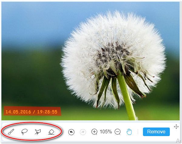 Remove Date Stamp from Pictures Edit