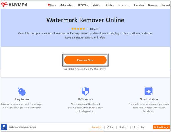 Watermark Remover Online Upload